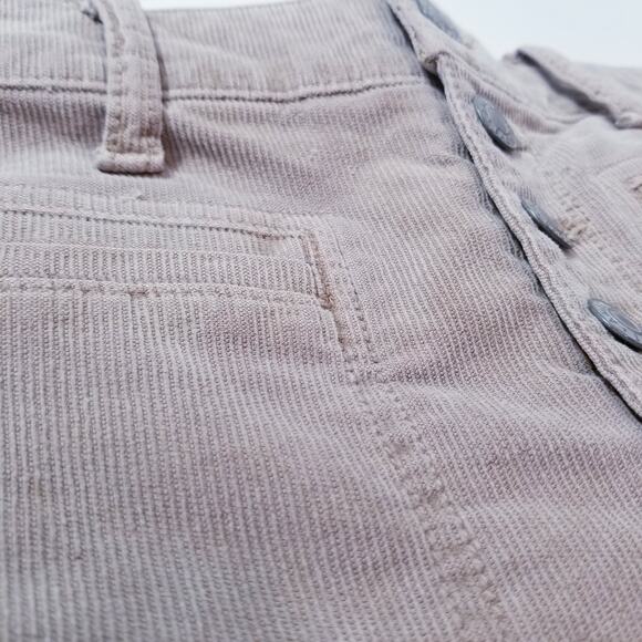 AEO American Eagle Corduroy Button Fly Super Hi-Rise Flare Pants - Picture 14 of 16